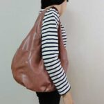 クロシェットのバッグ、横からの写真です